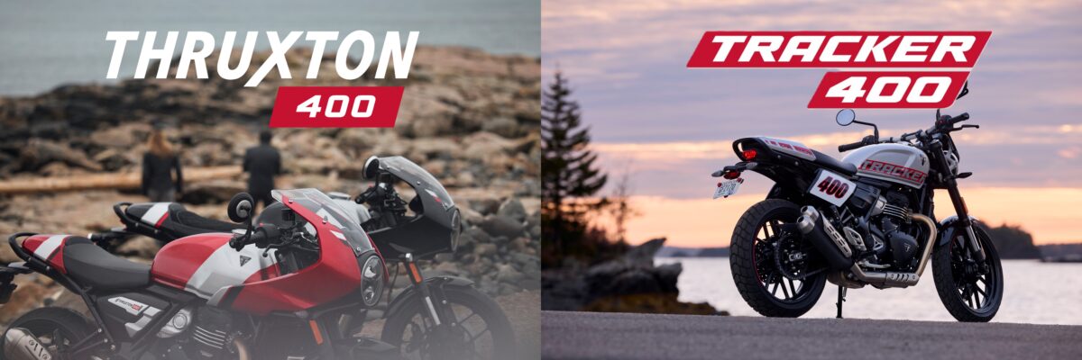 THRUXTON400・TRACKER400 新発売